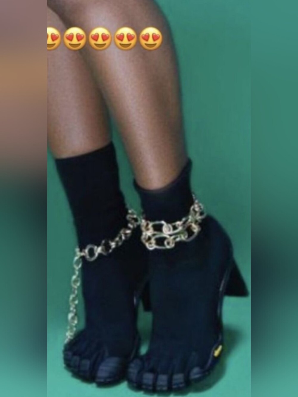 Unique Black Toe Sock High-Heel ShoeBoots🆕✨🍓🩷